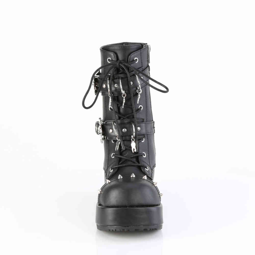 DemoniaCult - CUBBY-54 Plattformstiefel - Schwarz